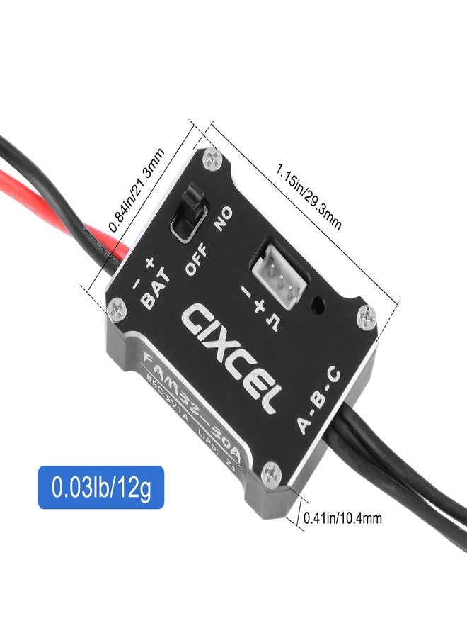ترقيات GIXCEL 30A Brushless ESC 1/18 TRX4M FCX18 1/24 SCX24 FCX24 Micro RC Crawler (PH2.0 Plug) - Image 5